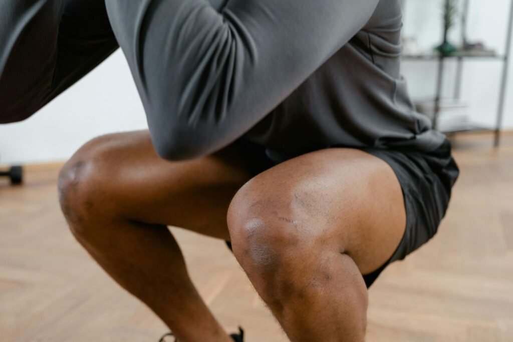 Squatting is a great way to keep your body active