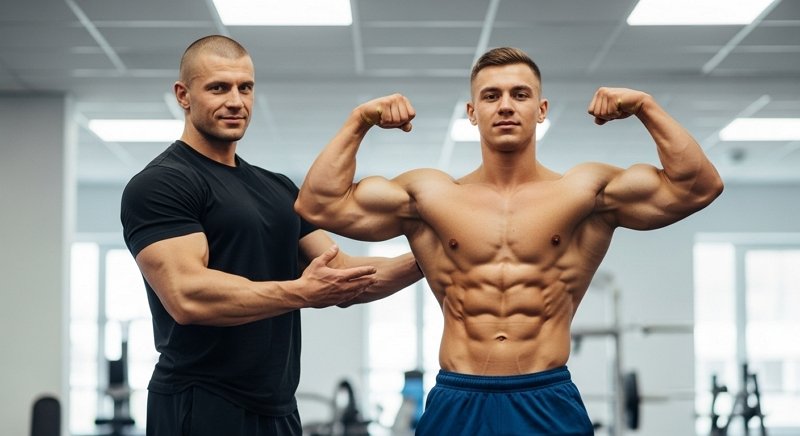 A successful fitness client