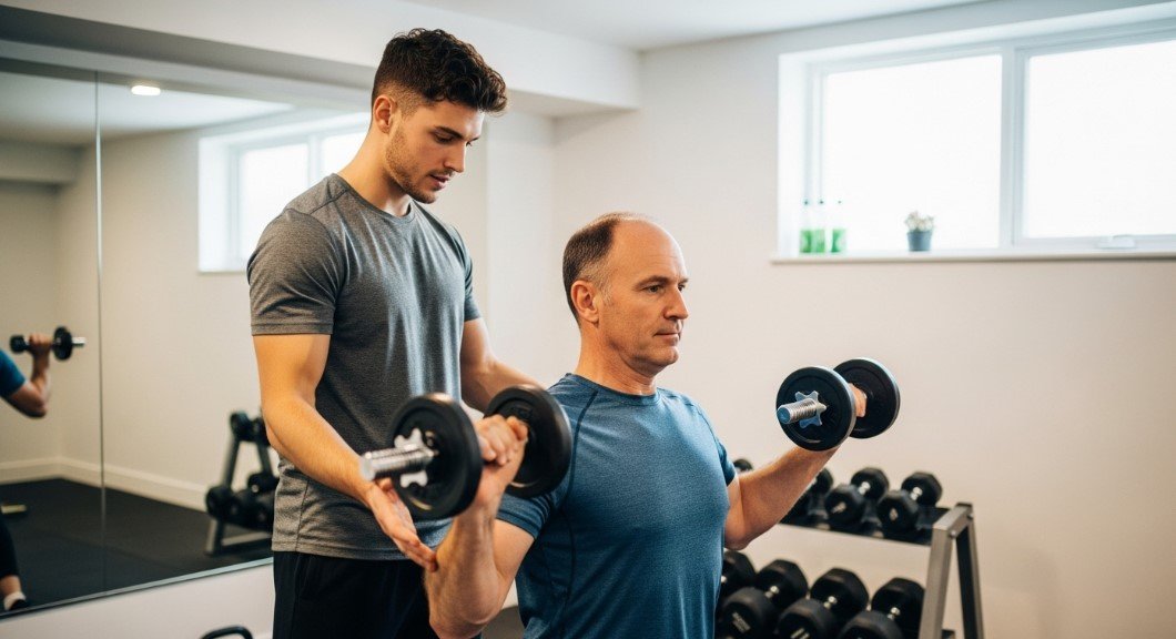 Training an elite client at home