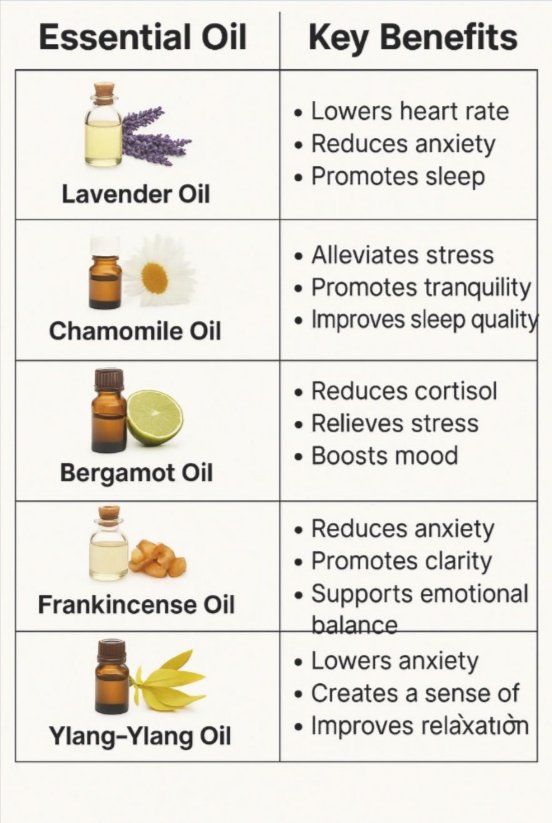 Essential Oils for Stress Relief