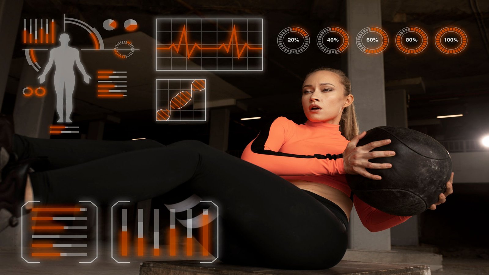 Women working out