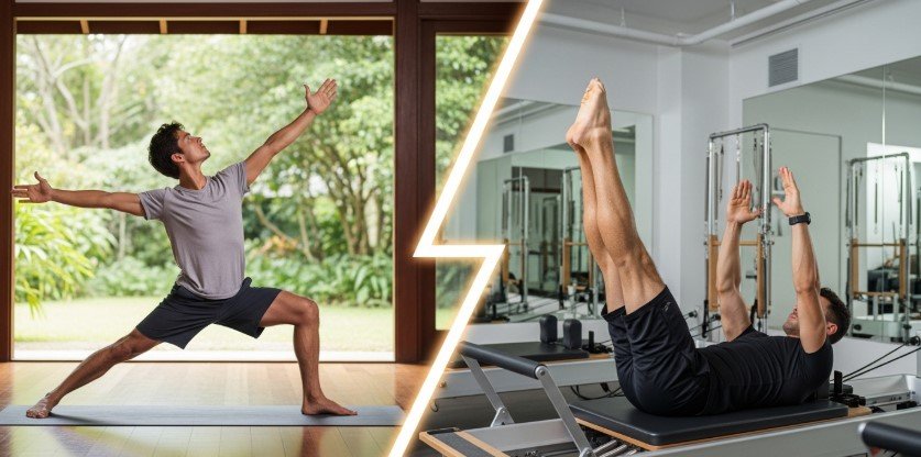 Yoga vs Pilates: core differences
