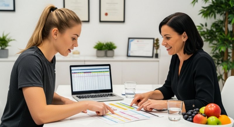 A professional nutritionist can help with a vegan athlete meal planning
